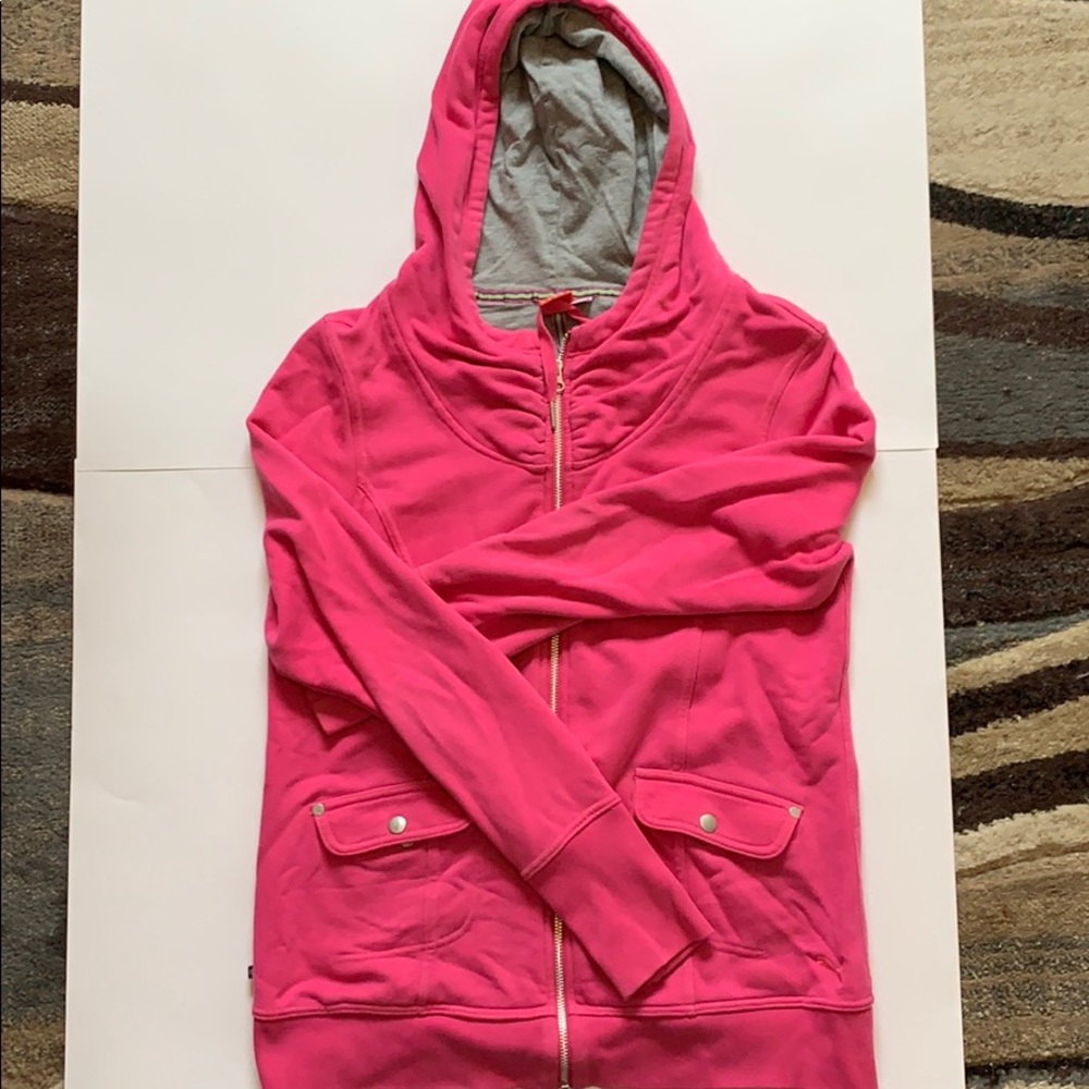 Pink Puma Hoodie with Pockets